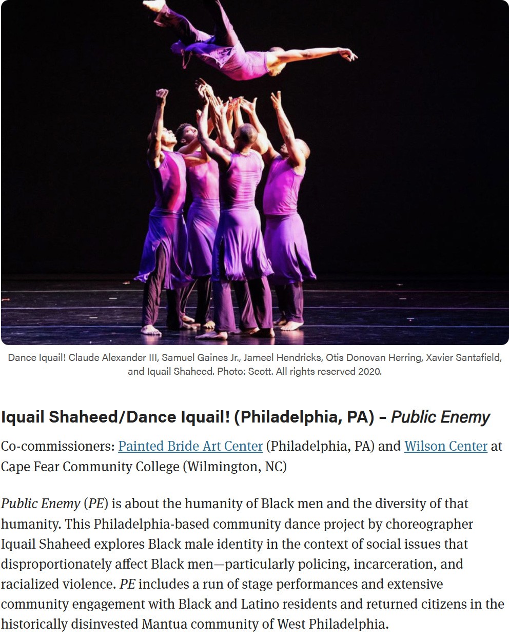 DANCE IQUAIL receives an NPN Grant